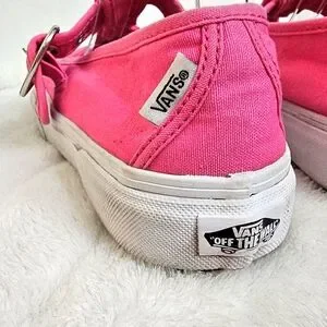 Vans | Shoes | Vans Style 93 Retro Pink Mary Jane Heart